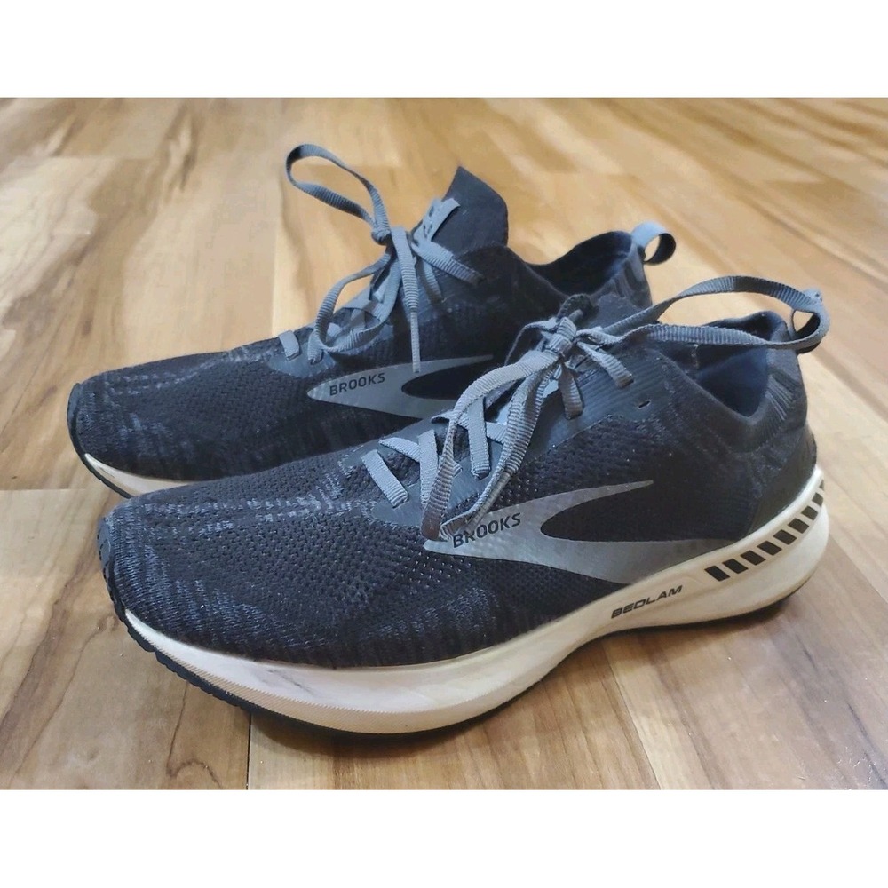 Brooks Bedlam 3 Black & White Womens Size 10 Running Shoes